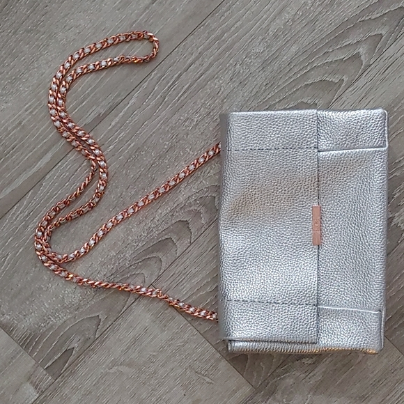 Ted Baker Parson Silver Chain Bag - Picture 1 of 5